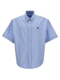 【5のつく日は全商品ポイント4倍】 AMI PARIS アミ パリス ブルー Light Blue Logo shirt シャツ メンズ 春夏2024 HSH230CO0031484 【関税・送料無料】【ラッピング無料】 ju