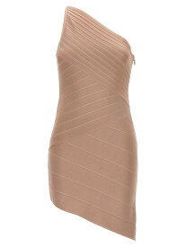 HERVE LEGER ピンク Pink 'Icon Asymmetrical S/L Mini' Dress ドレス レディース 春夏2024 46ICO8458311251 【関税・送料無料】【ラッピング無料】 ju