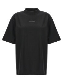 BALENCIAGA バレンシアガ ブラック Black 'Balenciaga back' T-shirt Tシャツ レディース 春夏2024 764235TQVN11083 【関税・送料無料】【ラッピング無料】 ju