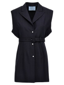 【本日5の付く日ポイント4倍!!】 PRADA プラダ ブルー Blue Belt wool vest トップス レディース 春夏2024 P567OHOOO14XIF0124 【関税・送料無料】【ラッピング無料】 ju