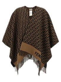 FENDI フェンディ ブラウン Brown 'FF' poncho トップス レディース 春夏2024 FXX723AQCWF0QE1 【関税・送料無料】【ラッピング無料】 ju