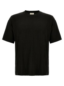 MA'RY'YA マリア ブラック Black Linen t-shirt Tシャツ メンズ 春夏2024 YMJ100J8 【関税・送料無料】【ラッピング無料】 ju