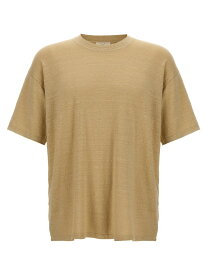 MA'RY'YA マリア ベージュ Beige Linen T-shirt Tシャツ メンズ 春夏2024 YMJ100J2 【関税・送料無料】【ラッピング無料】 ju