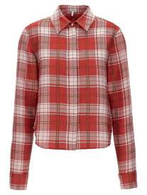 LOEWE ロエベ レッド Red Check shirt シャツ レディース 春夏2024 S540Y05X887102 【関税・送料無料】【ラッピング無料】 ju