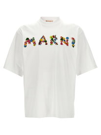 【本日5の付く日ポイント4倍!!】 MARNI マルニ ホワイト White 'Collage Bouquet' T-shirt Tシャツ メンズ 春夏2024 HUMU0223PUUSCW59CBW01 【関税・送料無料】【ラッピング無料】 ju