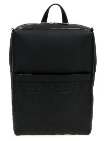 FERRAGAMO フェラガモ ブラック Black 'Gancini' backpack バックパック メンズ 春夏2024 769505001 【関税・送料無料】【ラッピング無料】 ju