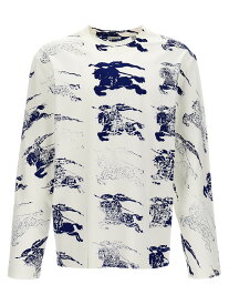 BURBERRY バーバリー ホワイト White 'EKD' print T-shirt Tシャツ メンズ 春夏2024 8081356RAIN 【関税・送料無料】【ラッピング無料】 ju
