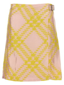 BURBERRY バーバリー マルチカラー Multicolor Check skirt スカート レディース 春夏2024 8083000SHERBET 【関税・送料無料】【ラッピング無料】 ju