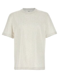 BRUNELLO CUCINELLI ブルネロ クチネリ ベージュ Beige Double hem t-shirt Tシャツ メンズ 春夏2024 M0B137427CL019 【関税・送料無料】【ラッピング無料】 ju