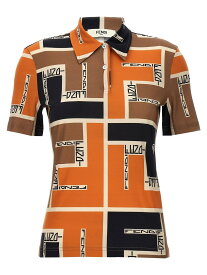 【5のつく日は全商品ポイント4倍】 FENDI フェンディ マルチカラー Multicolor 'Maxi FF Puzzle' polo shirt トップス レディース 春夏2024 FS9629AOE2F1NZQ 【関税・送料無料】【ラッピング無料】 ju