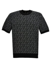 FENDI フェンディ ブラック Black 'FF' sweater ニットウェア メンズ 春夏2024 FZY443AKEWF1HXU 【関税・送料無料】【ラッピング無料】 ju