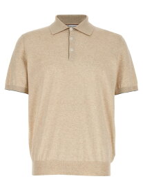 BRUNELLO CUCINELLI ブルネロ クチネリ ベージュ Beige Cotton polo shirt トップス メンズ 春夏2024 M29800125C058B 【関税・送料無料】【ラッピング無料】 ju