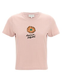 MAISON KITSUNE メゾン キツネ ピンク Pink 'Floating Flower' T-shirt Tシャツ レディース 春夏2024 MW00123KJ0008P623 【関税・送料無料】【ラッピング無料】 ju