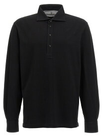 【15,000円以上ご購入で1,000円OFF！】 BRUNELLO CUCINELLI ブルネロ クチネリ ブラック Black Cotton polo shirt トップス メンズ 春夏2024 ME8543914C101 【関税・送料無料】【ラッピング無料】 ju