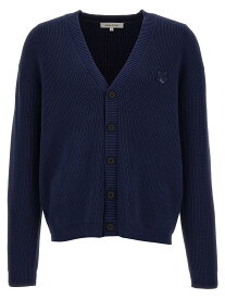 MAISON KITSUNE メゾン キツネ ブルー Blue 'Bold Fox Head' cardigan ニットウェア メンズ 春夏2024 MM00506KT1098P476 【関税・送料無料】【ラッピング無料】 ju