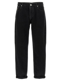 BRUNELLO CUCINELLI ブルネロ クチネリ ブラック Black Logo embroidery jeans デニム メンズ 春夏2024 ME245D3210C1483 【関税・送料無料】【ラッピング無料】 ju