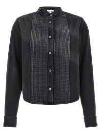 LOEWE ロエベ ブラック Black 'Pleated' shirt シャツ レディース 春夏2024 S540Y1DX028946 【関税・送料無料】【ラッピング無料】 ju