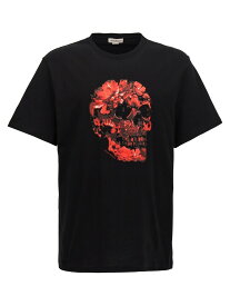 【5のつく日は全商品ポイント4倍】 ALEXANDER MCQUEEN アレキサンダー マックイーン ブラック Black Printed T-shirt Tシャツ メンズ 秋冬2024 794575QTABM0512 【関税・送料無料】【ラッピング無料】 ju