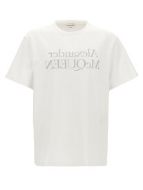 【5のつく日は全商品ポイント4倍】 ALEXANDER MCQUEEN アレキサンダー マックイーン ホワイト White Tシャツ メンズ 秋冬2024 781977QTAAZ0934 【関税・送料無料】【ラッピング無料】 ju