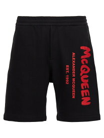 【5のつく日は全商品ポイント4倍】 ALEXANDER MCQUEEN アレキサンダー マックイーン ブラック Black ショーツ メンズ 秋冬2024 688717QTAAB0509 【関税・送料無料】【ラッピング無料】 ju