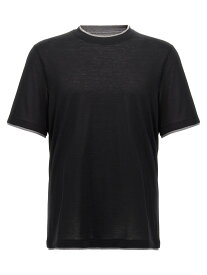 BRUNELLO CUCINELLI ブルネロ クチネリ ブラック Black Layered T-shirt Tシャツ メンズ 春夏2024 MD8217427CCB75 【関税・送料無料】【ラッピング無料】 ju