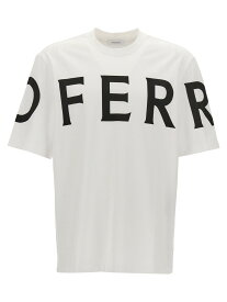 【楽天スーパーSALE!!50000円以上3000円OFFクーポン対象】 FERRAGAMO フェラガモ ホワイト White/Black Logo t-shirt Tシャツ メンズ 秋冬2024 771468BIANCO 【関税・送料無料】【ラッピング無料】 ju