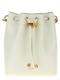 JIMMY CHOO ジミーチュウ ホワイト White 'Bon Bon' bucket bag バッグ レディース 秋冬2024 BONBONBCKTNSMNHUTLATTEGOLD 【関税・送料無料】【ラッピング無料】 ju