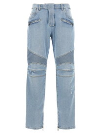 BALMAIN バルマン ブルー Light Blue 'Biker' jeans デニム メンズ 秋冬2024 DH1MG009DE596FC 【関税・送料無料】【ラッピング無料】 ju