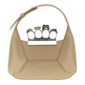 ALEXANDER MCQUEEN アレキサンダー マックイーン ベージュ Beige 'The Jewelled Hobo Mini' handbag バッグ レディース 春夏2024 731136DYTAB2630 【関税・送料無料】【ラッピング無料】 ju