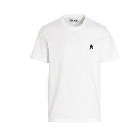 GOLDEN GOOSE ゴールデン グース デラックス ブランド ホワイト White/Black T-shirt 'Small Star' Tシャツ メンズ 秋冬2023 GMP01220P0005931036410364 【関税・送料無料】【ラッピング無料】 ju