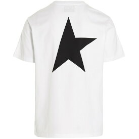 GOLDEN GOOSE ゴールデン グース デラックス ブランド ホワイト White/Black Logo t-shirt Tシャツ メンズ 秋冬2023 GMP01220P0008791028310283 【関税・送料無料】【ラッピング無料】 ju