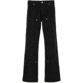 MISBHV ミスビヘイブ ブラック Black 'Monogram Carpenter' jeans デニム メンズ 春夏2024 122M302BLACK 【関税・送料無料】【ラッピング無料】 ju