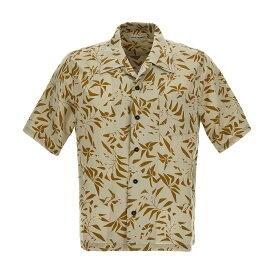 SAINT LAURENT PARIS イヴ サンローラン グリーン Green Hawaiian shirt シャツ メンズ 春夏2023 638555Y04DM3088 【関税・送料無料】【ラッピング無料】 ju