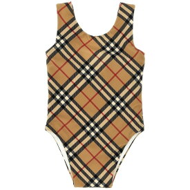 【毎月1日はエントリーでポイント3倍！】 BURBERRY バーバリー ベージュ Beige 'Tirza' one-piece swimsuit スイムウェア ガールズ 春夏2024 8081445ARCHIVEBEIGE 【関税・送料無料】【ラッピング無料】 ju