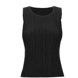 PLEATS PLEASE ISSEY MIYAKE ブラック Black 'Basics' top トップス レディース 春夏2024 PP39JK10115 【関税・送料無料】【ラッピング無料】 ju