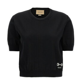 GUCCI グッチ ブラック Black 'Morsetto' sweater ニットウェア レディース 春夏2024 731061XKCZ31043 【関税・送料無料】【ラッピング無料】 ju