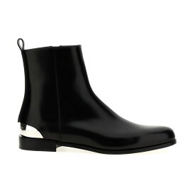 ALEXANDER MCQUEEN アレキサンダー マックイーン ブラック Black 'Lux Trend' ankle boots ブーツ メンズ 春夏2024 777947WIES31081 【関税・送料無料】【ラッピング無料】 ju
