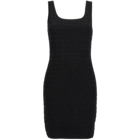 MICHAEL KORS マイケルコース ブラック Black Jacquard logo dress ドレス レディース 秋冬2023 MF381PS3ZP001 【関税・送料無料】【ラッピング無料】 ju