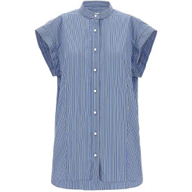 【毎月1日はエントリーでポイント3倍！】 ISABEL MARANT イザベル マラン ブルー Light Blue 'Reggy' shirt シャツ レディース 春夏2024 24PCH0139FAB1I01I30BU 【関税・送料無料】【ラッピング無料】 ju