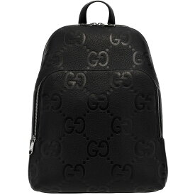 【5のつく日は全商品ポイント4倍】 GUCCI グッチ ブラック Black 'Jumbo GG' big backpack バックパック メンズ 春夏2024 766932AACWY1000 【関税・送料無料】【ラッピング無料】 ju