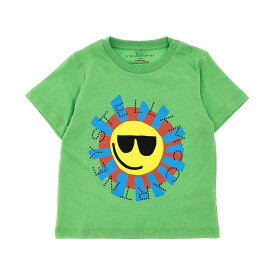 STELLA MCCARTNEY ステラマッカートニー グリーン Green Front print t-shirt Tシャツ ボーイズ 春夏2024 TU8631Z0434711 【関税・送料無料】【ラッピング無料】 ju
