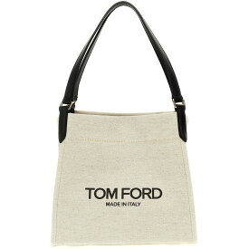 【本日5の付く日ポイント4倍!!】 TOM FORD トム フォード ホワイト White/Black 'Amalfi medium' shopping bag トートバッグ レディース 春夏2024 L1774ICN006G3JN05 【関税・送料無料】【ラッピング無料】 ju