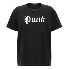 【本日0のつく日ポイント4倍！】 R13 アール サーティーン ブラック Black 'Punk boy' T-shirt Tシャツ レディース 春夏2024 R13WK001K106AK106A 【関税・送料無料】【ラッピング無料】 ju