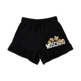 MOSCHINO モスキーノ ブラック Black 'Teddy' shorts パンツ ガールズ 春夏2024 HDQ014LDA00NEROBLACK 【関税・送料無料】【ラッピング無料】 ju