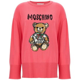 MOSCHINO モスキーノ パープル Fuchsia 'Teddy Bear' sweater ニットウェア レディース 春夏2024 V091205025208 【関税・送料無料】【ラッピング無料】 ju