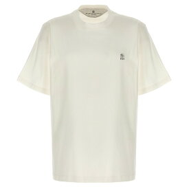 BRUNELLO CUCINELLI ブルネロ クチネリ ホワイト White Logo T-shirt Tシャツ メンズ 春夏2024 M0B137444GCD956 【関税・送料無料】【ラッピング無料】 ju