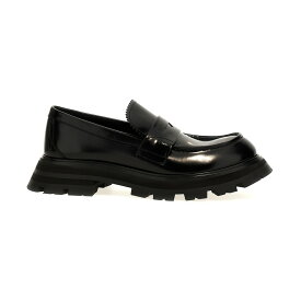 ALEXANDER MCQUEEN アレキサンダー マックイーン ブラック Black 'Wander' loafers ローファー レディース 春夏2024 666328WIDU01000 【関税・送料無料】【ラッピング無料】 ju