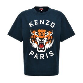 KENZO ケンゾー ブルー Blue 'Lucky Tiger' T-shirt Tシャツ メンズ 春夏2024 FE58TS0064SG77 【関税・送料無料】【ラッピング無料】 ju