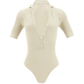 JACQUEMUS ジャックムス ベージュ Beige 'Le Body Yauco' bodysuit アンダーウェア レディース 春夏2024 24E241KN1092040LIGHTBEIGE 【関税・送料無料】【ラッピング無料】 ju