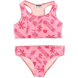 MOSCHINO モスキーノ ピンク Pink All over print bikini スイムウェア ガールズ 春夏2024 HDL00WLKA00SWEETSUMMER 【関税・送料無料】【ラッピング無料】 ju